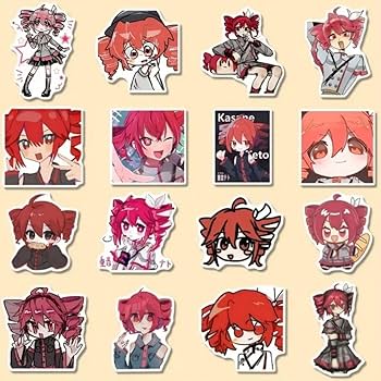 UTAU 重音テト ミックリマン シール ステッカー 雑貨 キャラクターグッズ UTAU 重音テト ミックリマン シール ステッカー 雑貨